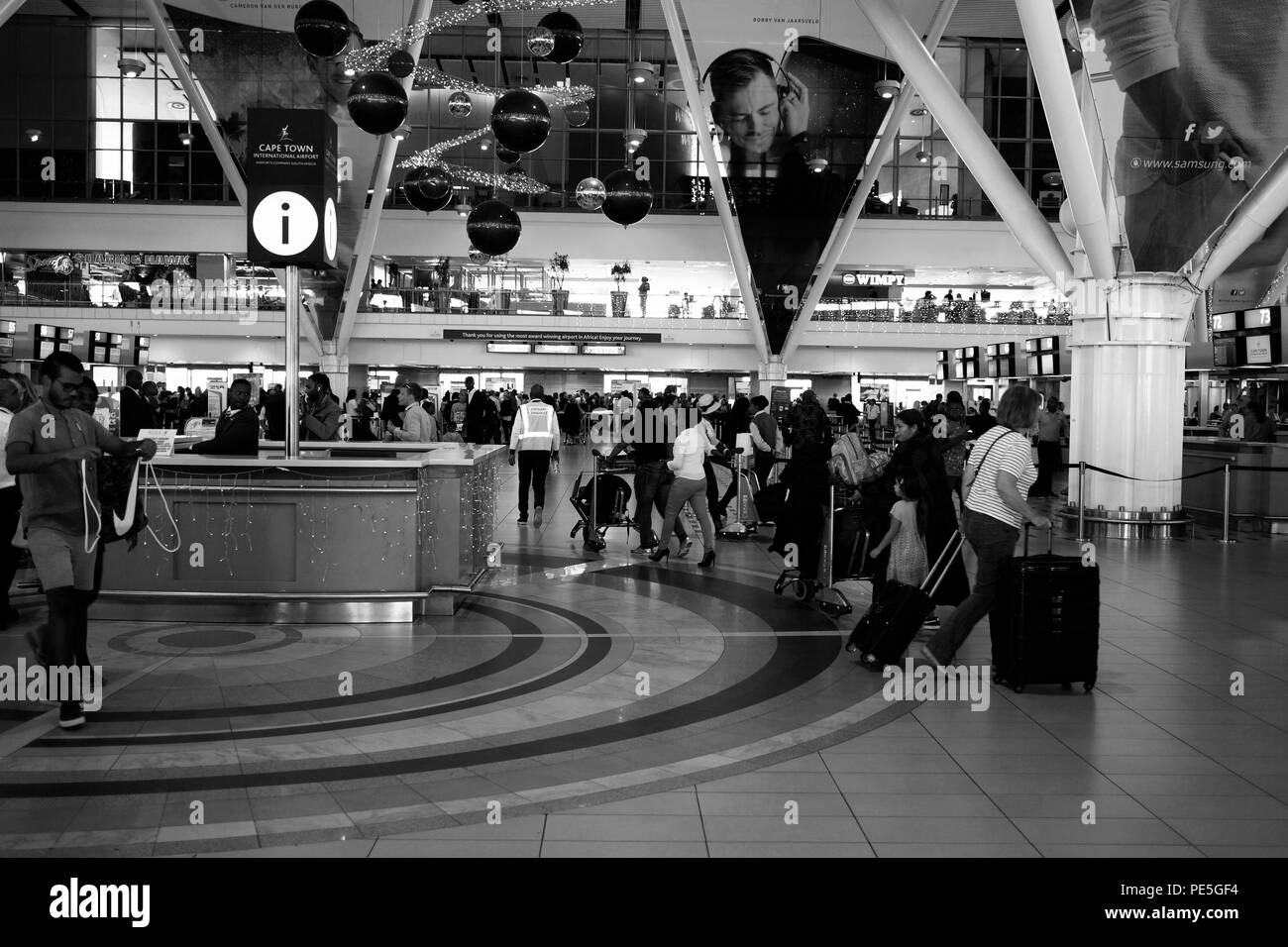 L'aéroport international de Cape Town, Cape Town, Afrique du Sud. Banque D'Images