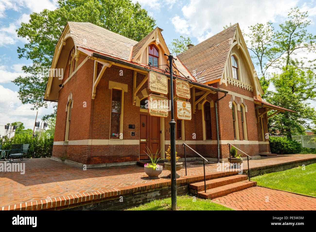 Rockville Railroad Station, 98, rue Church, Rockville, Maryland Banque D'Images