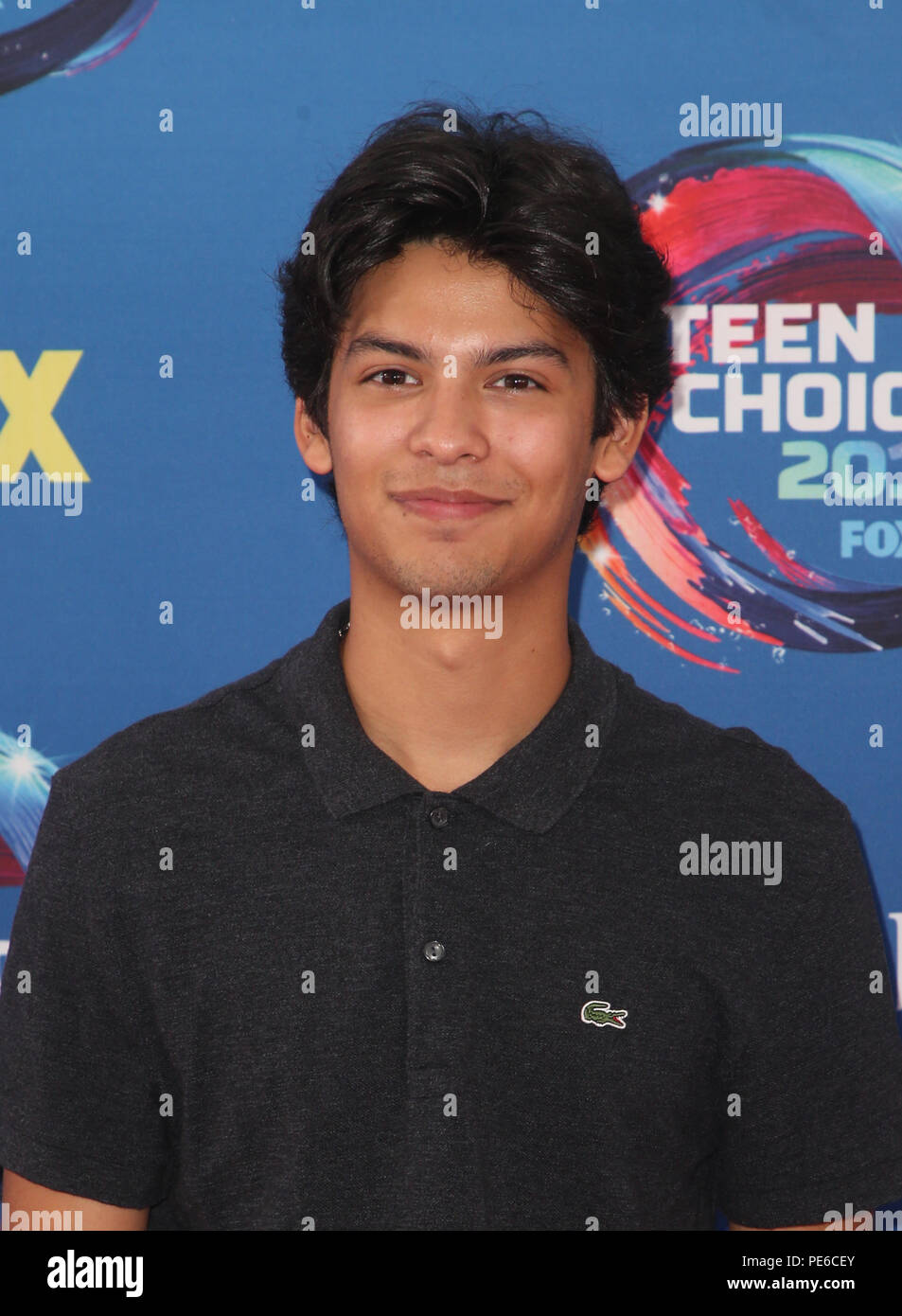 INGLEWOOD, CA - le 12 août : Xolo Mariduena, à FOX's Teen Choice Awards 2018 au Forum, à Inglewood. La Californie le 12 août 2018. Credit : Faye Sadou/MediaPunch Banque D'Images