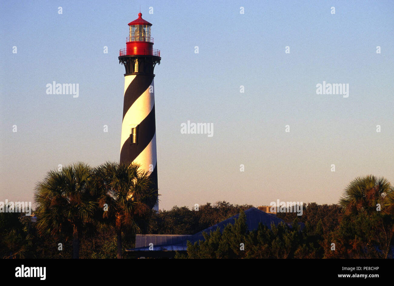 Phare, St Augustine, Floride, USA Banque D'Images