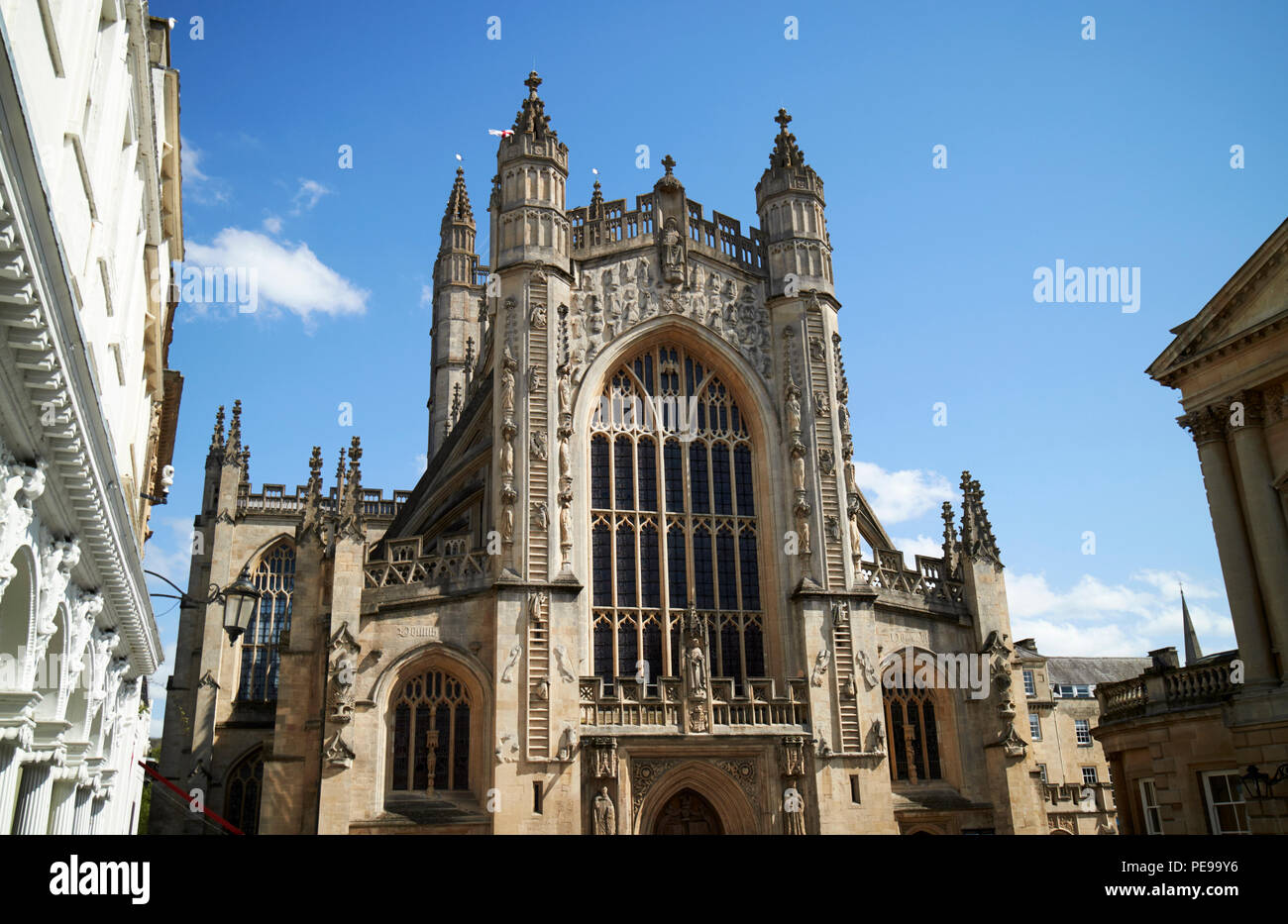 L'abbaye l'église abbatiale de saint Pierre et saint paul baignoire England UK Banque D'Images
