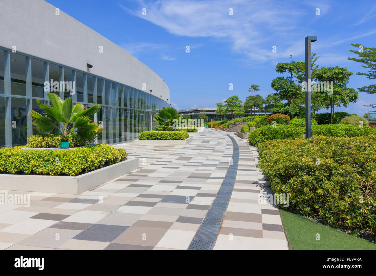 La ville de Cebu, Philippines - Le 13 juin 2018 : Le Skypark à bord de SM City Cebu Banque D'Images