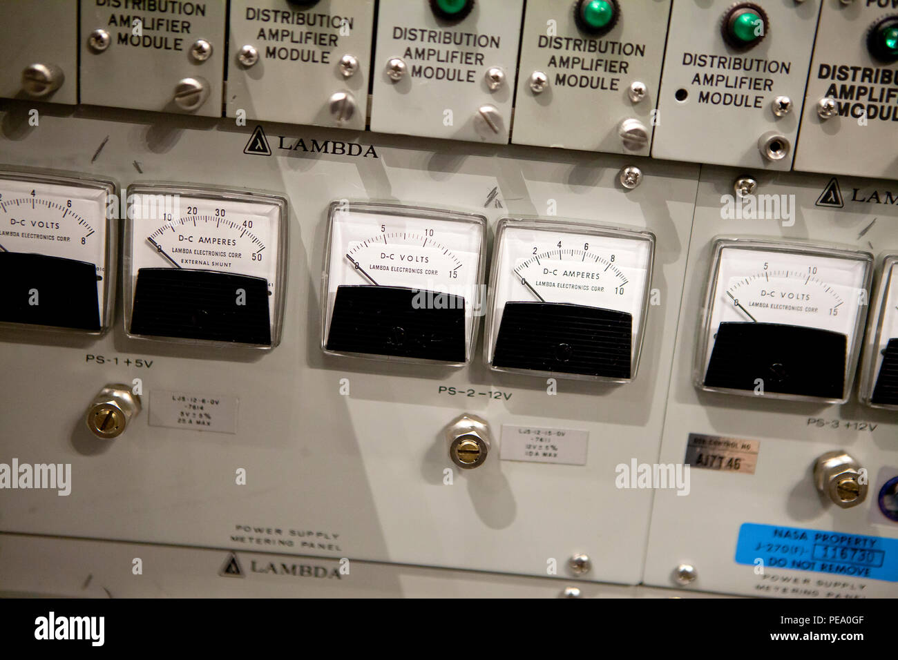 Vintage générateur de time code machine utilisée par la NASA - USA Banque D'Images