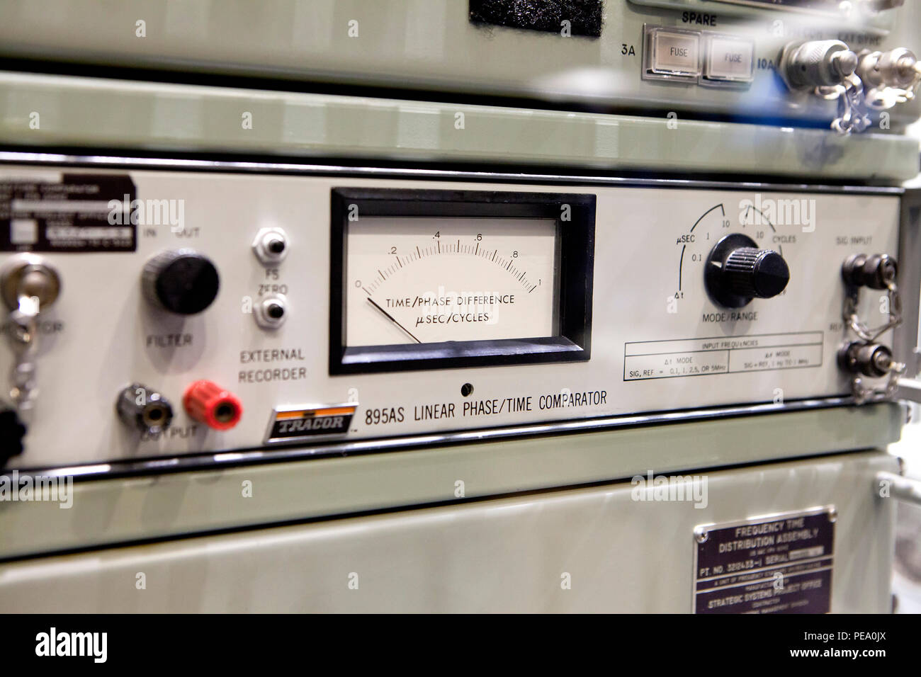 Vintage générateur de time code machine - USA Banque D'Images