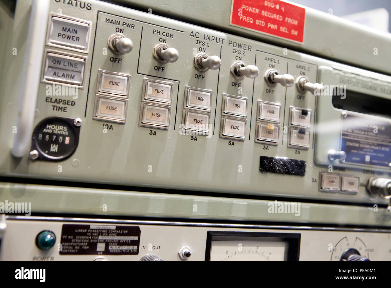 Vintage générateur de time code machine - USA Banque D'Images