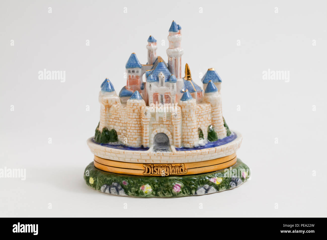 Le Château de Cendrillon Disney Fée Clochette bijoux thème fort (trinket box) - USA Banque D'Images