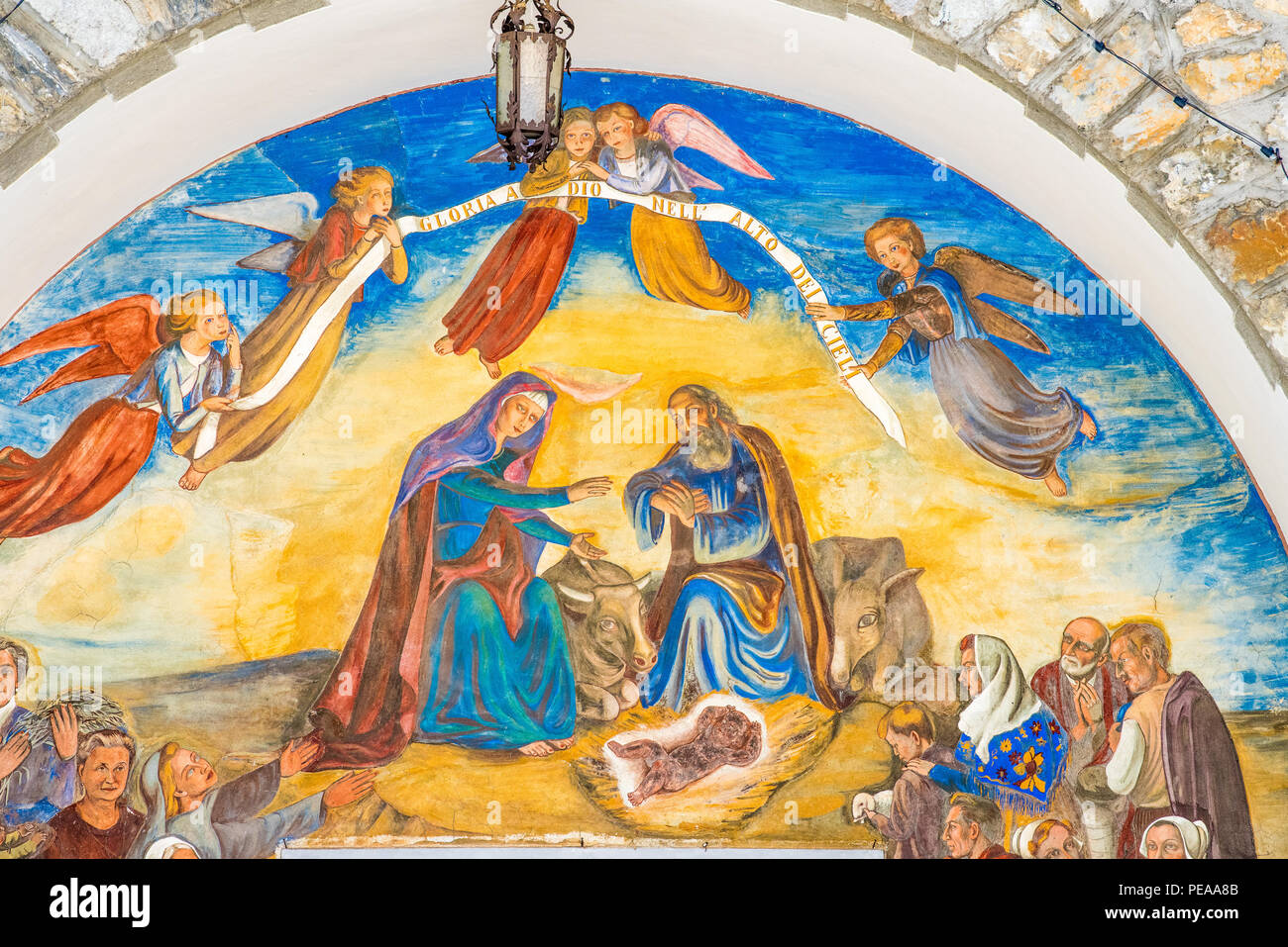 Représentation Picturale De La Naissance De Jésus La naissance de Jésus Christ, avec sa mère Marie et son père Joseph