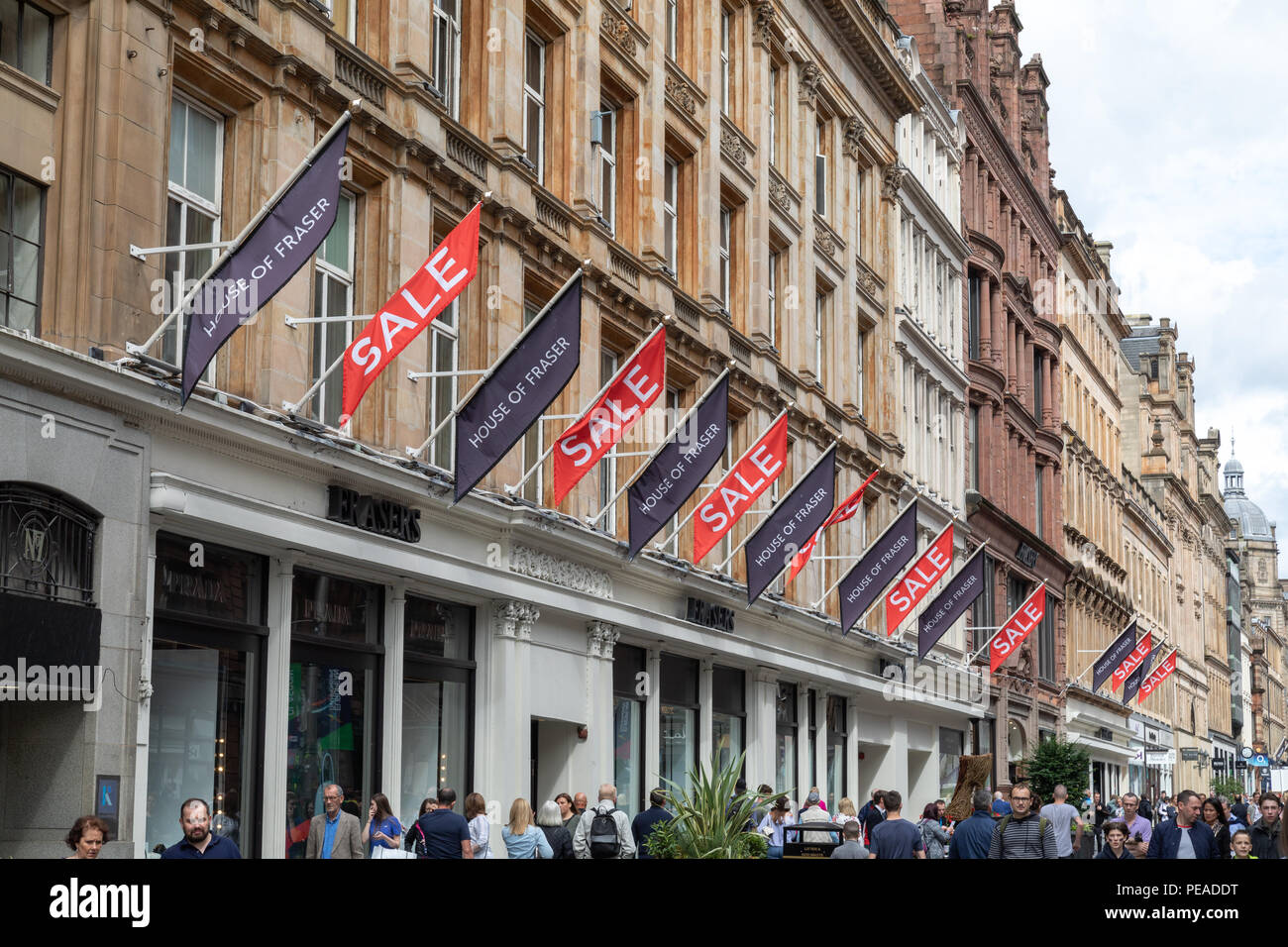 La House of Fraser magasin sur Buchanan Street dans le centre-ville de Glasgow Banque D'Images