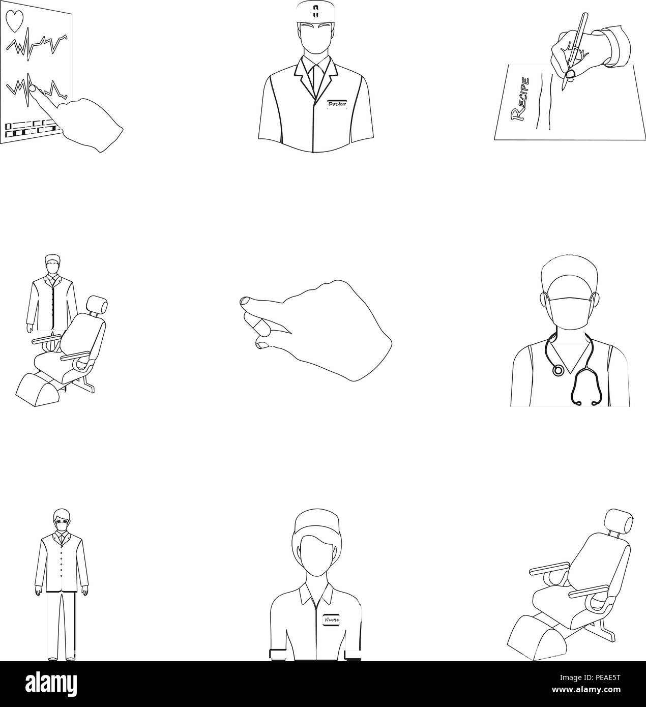 ,Analyse du sang artériel,,cardiogramme,collection,dentiste,diabète, médecin,med,geste,examen,diabete,glucose,mains,coeur,histoire,icône,hôpital,illustration,blessé,injection intramusculaire,isolé,logo,masque,,mesure,medic,medical,infirmière,médecine,contours,phonendoscope,prescrire,necessaire,pression,intérieur,set,signer,Personnel,poussette,symbole,thérapeute,seringue tonomètre,Transfusion,traumatisme,uniforme,web,vecteur vecteurs vecteur , Illustration de Vecteur