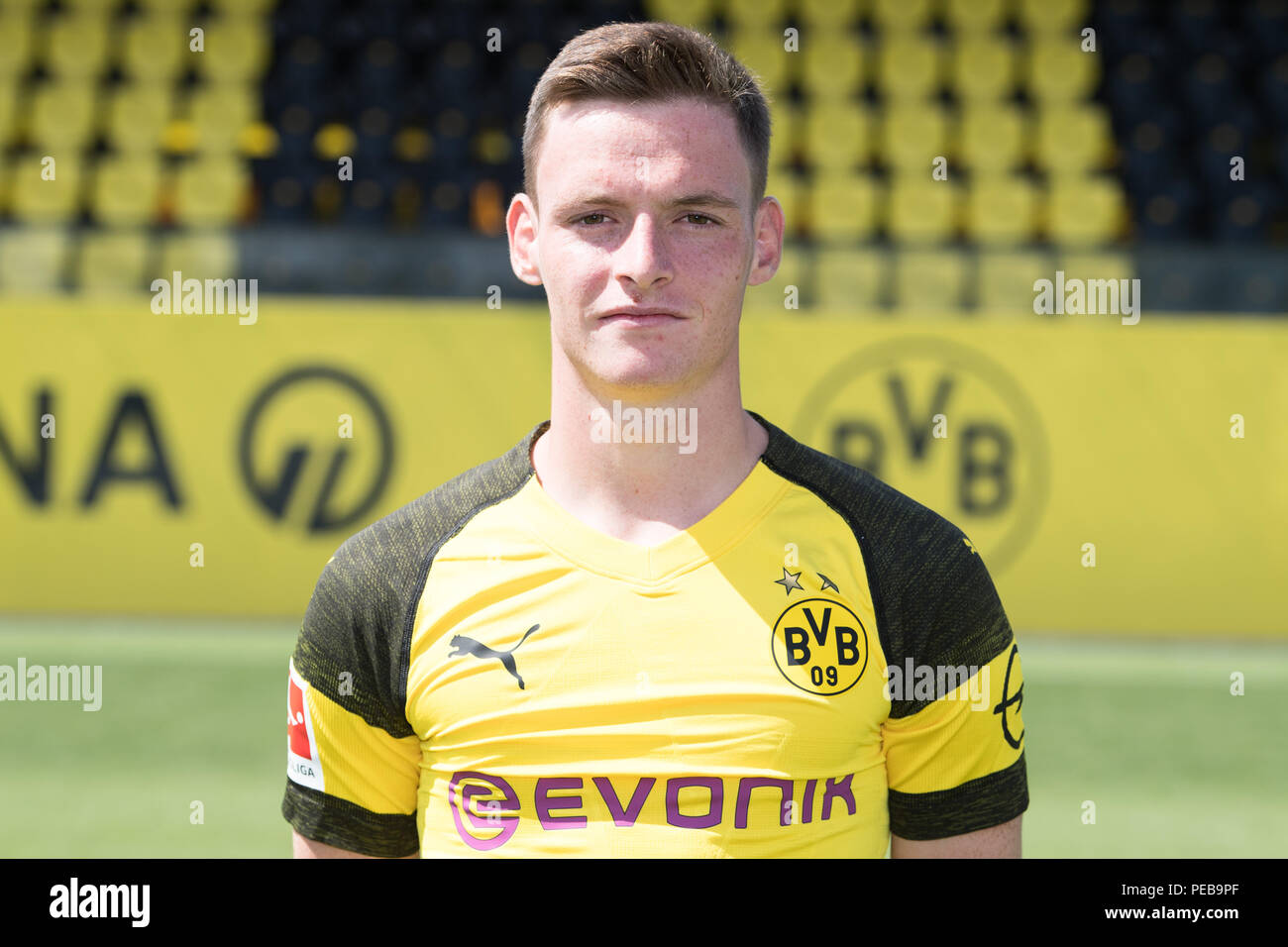 Dortmund, Allemagne. 10 août, 2018. Sergio GOMEZ (NE), portrait de mi-longueur, football 1. Bundesliga, le Borussia Dortmund (NE), appuyez sur date 10.08.2018 à Dortmund/Allemagne. ¬ | Conditions de crédit dans le monde entier : dpa/Alamy Live News Banque D'Images