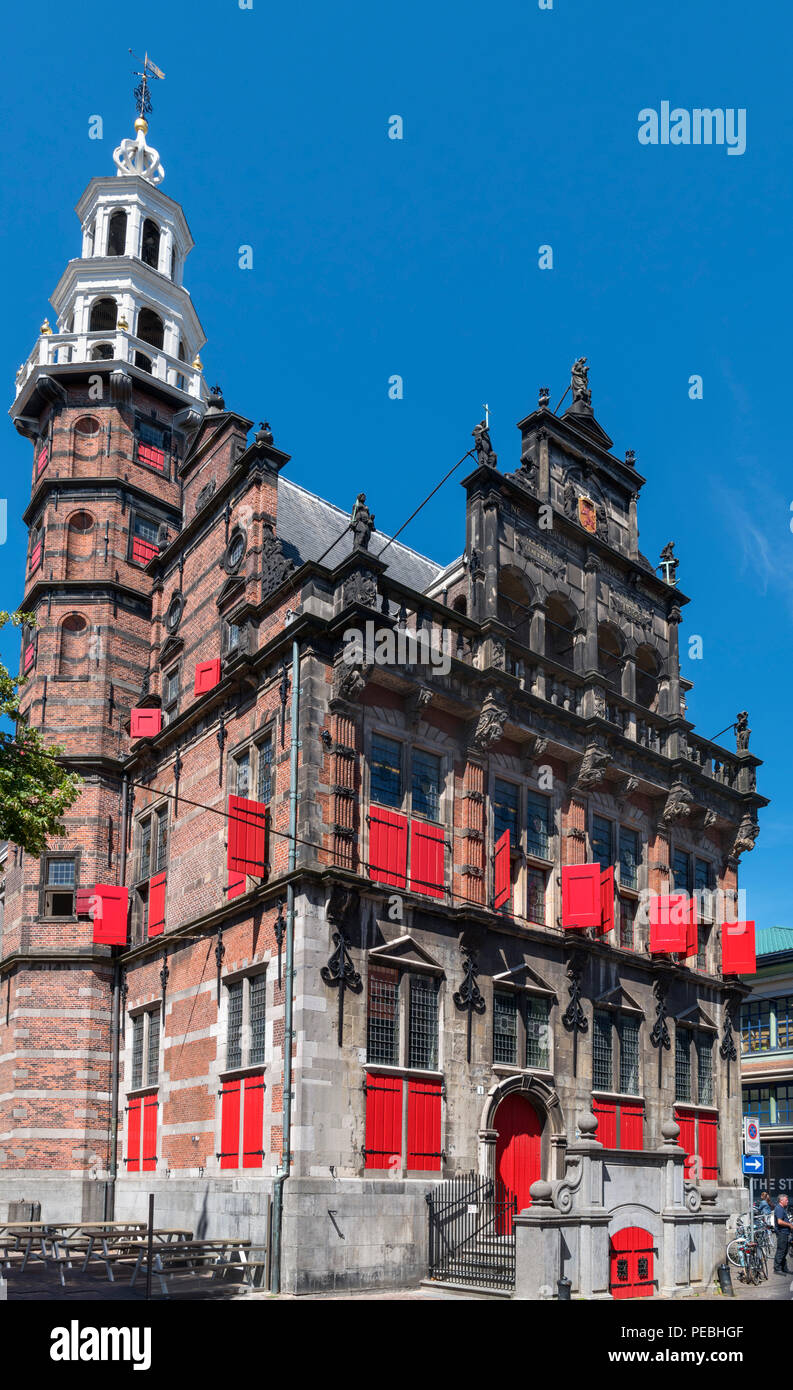Le 16ème siècle l'Ancien hôtel de ville (Het Oude Stadhuis), La Haye (Den Haag), Zuid-Holland (Hollande méridionale), Pays-Bas Banque D'Images