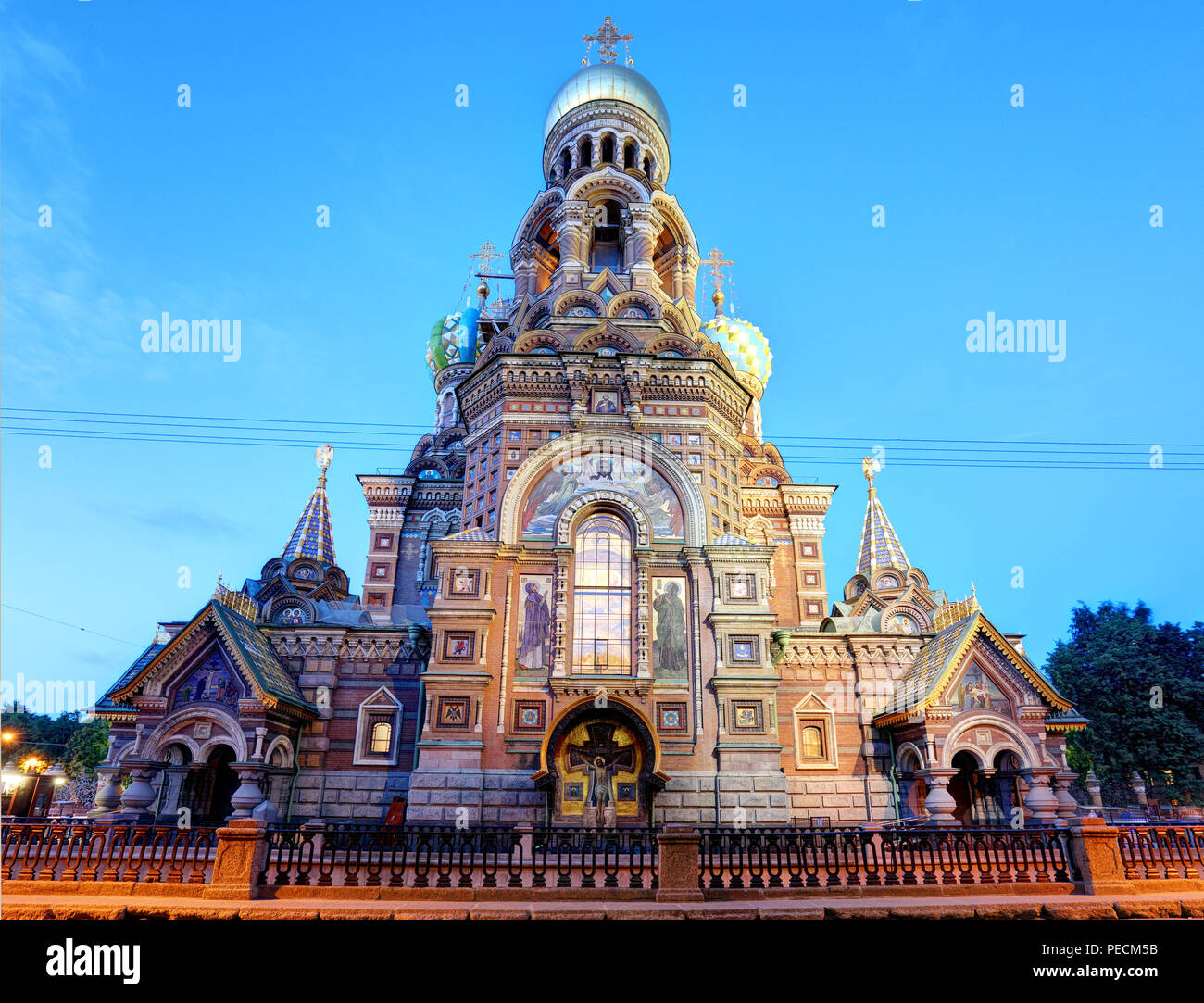 Saint-pétersbourg, Russie - Cathédrale du Sauveur sur le sang Banque D'Images