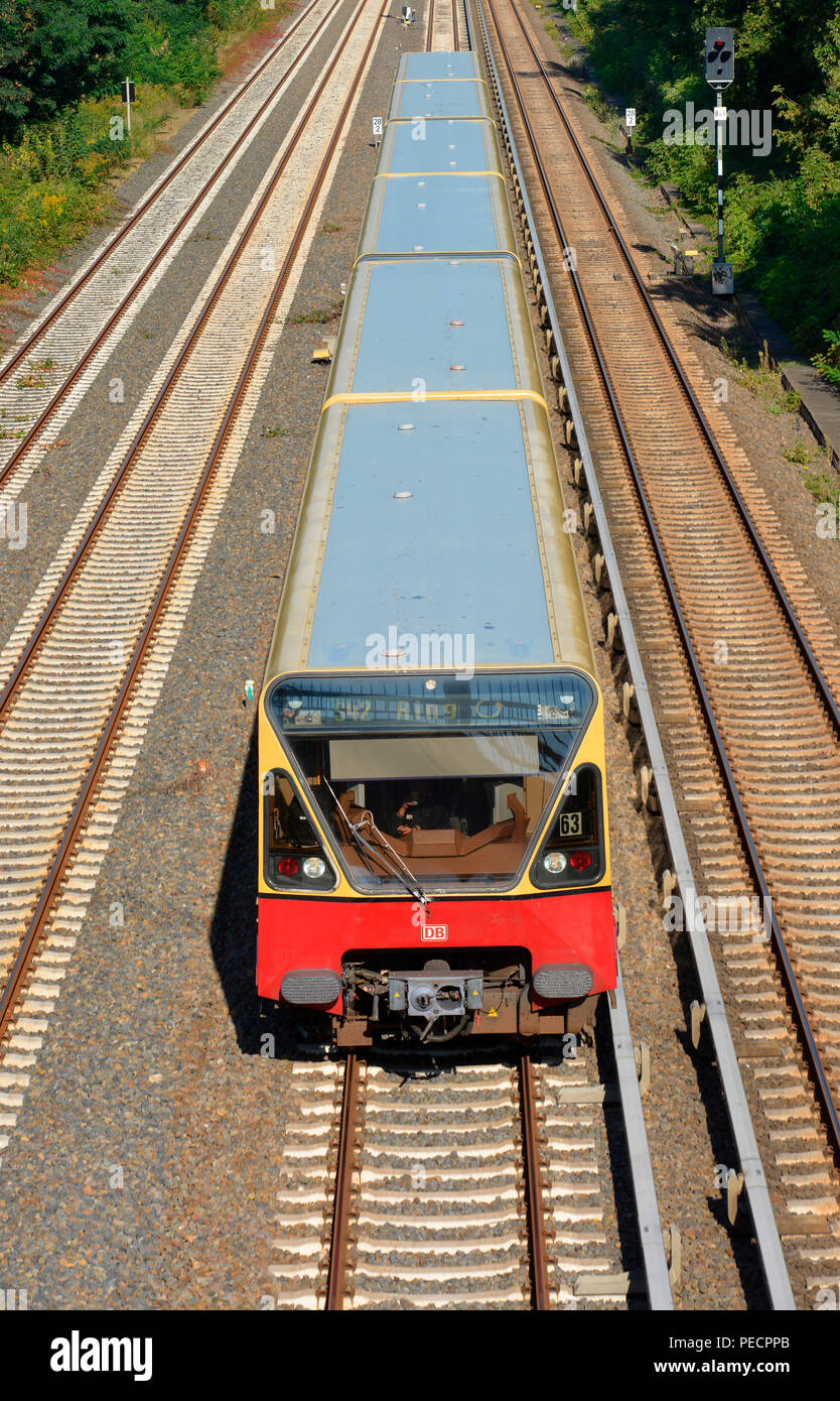 Ringbahn, Wilmersdorf, Berlin, Deutschland Banque D'Images