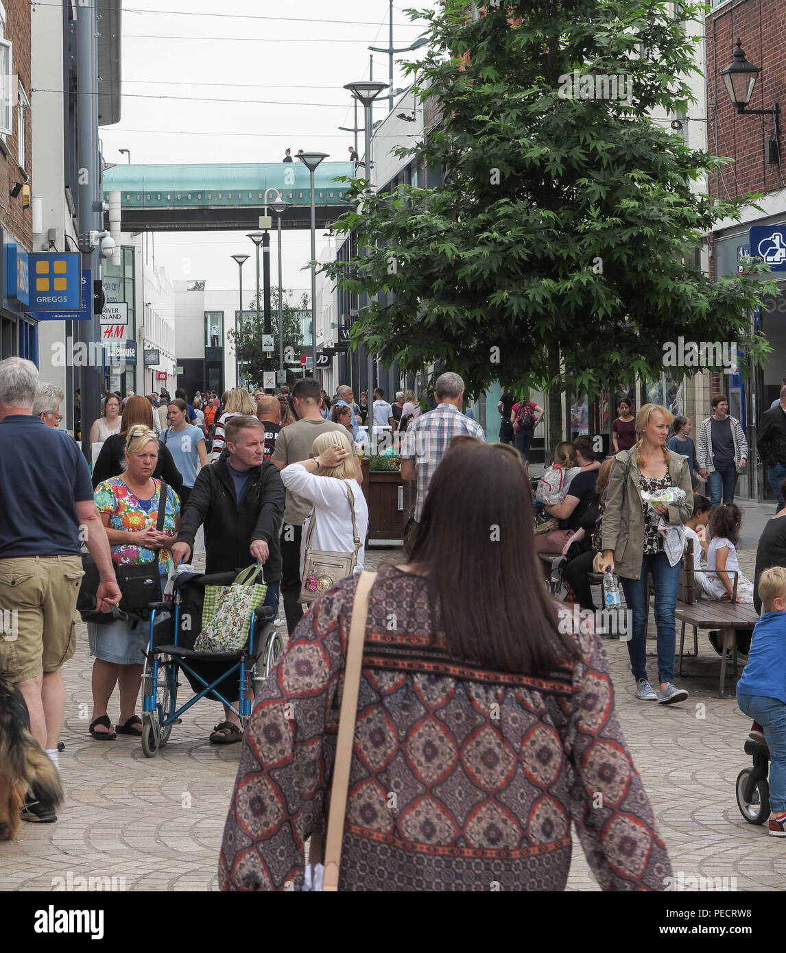 George Street, Altrincham, Trafford, Greater Manchester, Angleterre Banque D'Images