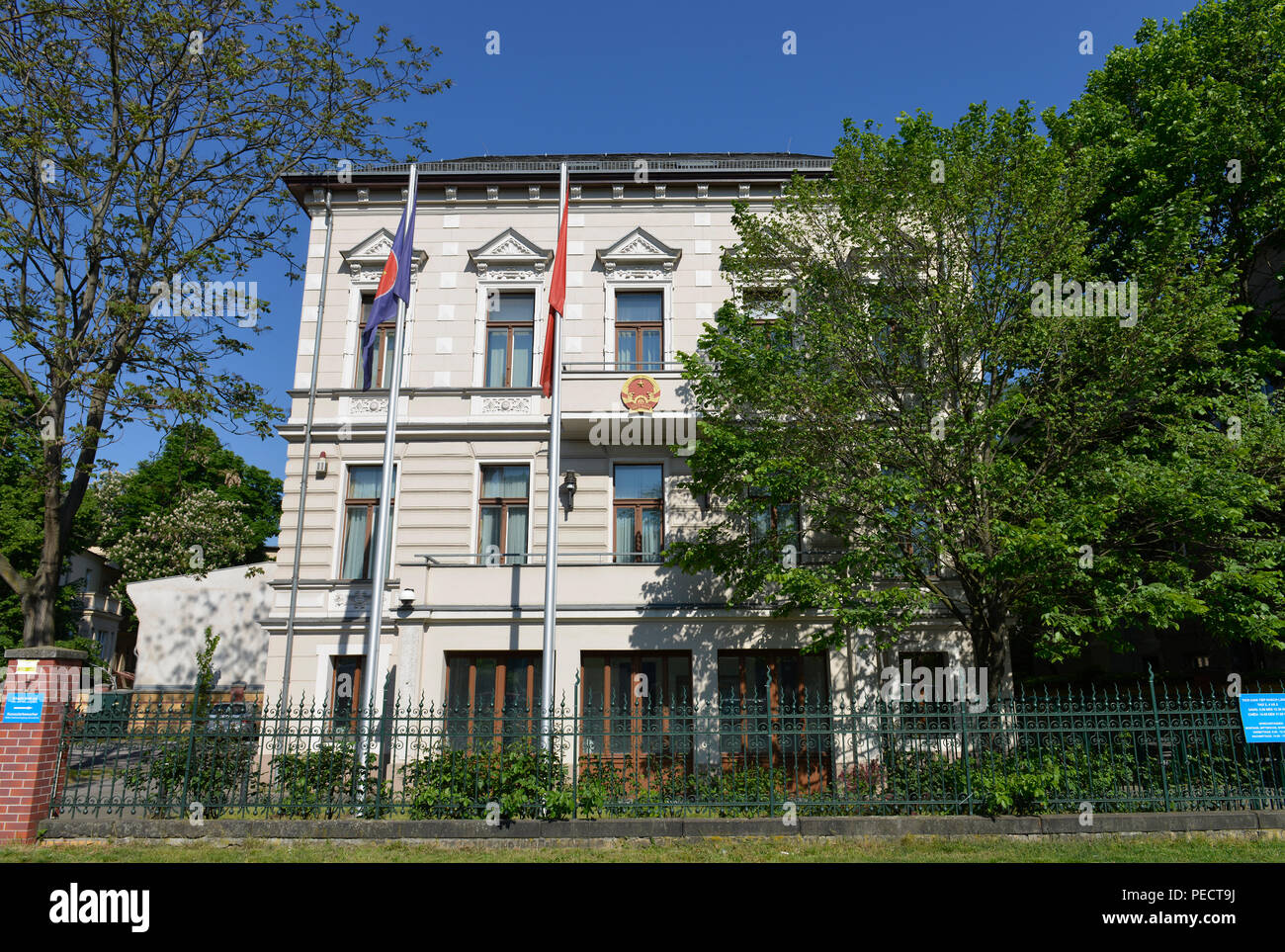 Botschaft Vietnam, Elsenstrasse, Treptow, Treptow-köpenick, Berlin, Deutschland Banque D'Images