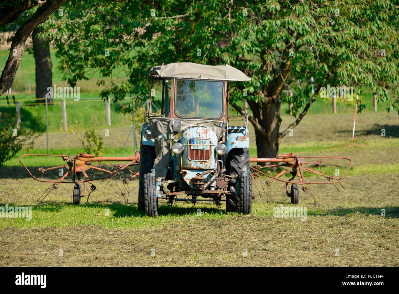 Trecker, Veilsdorf, Thuringe, Allemagne Banque D'Images