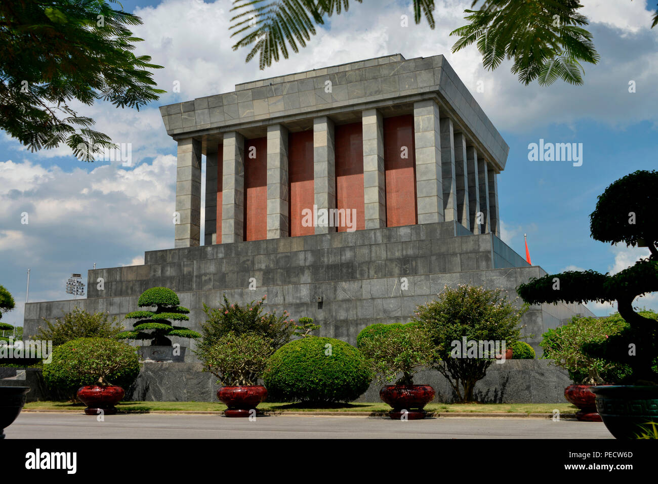 Mausolée de Ho Chi Minh, Ba-Dinh-Platz, Hanoi, Vietnam Banque D'Images