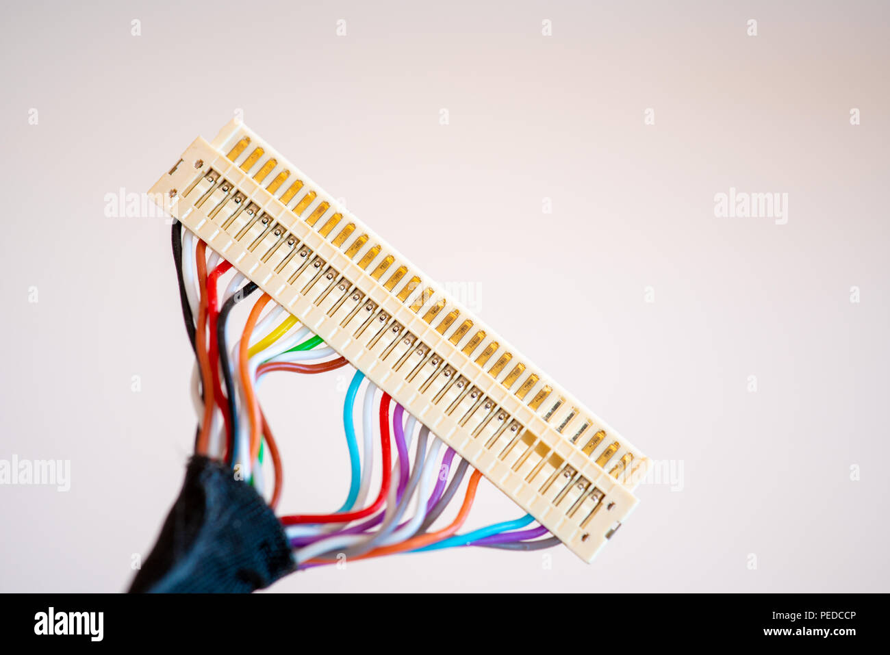 Les connecteurs de l'électronique Banque D'Images