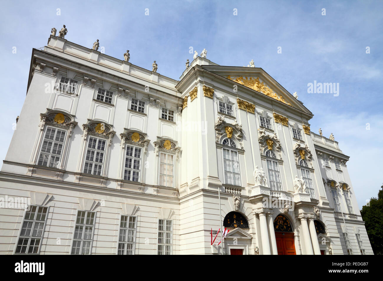 Vienne, Autriche - Volkstheater. La vieille ville est un patrimoine mondial de l'UNESCO. Banque D'Images