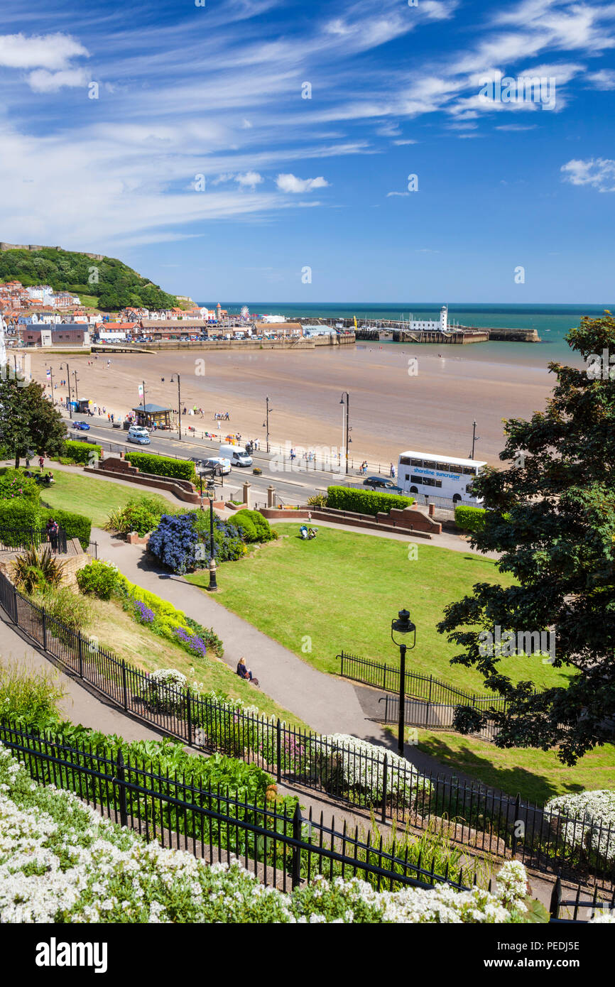 South Bay SCARBOROUGH Scarborough et le front de plage de scarborough Royaume-Uni yorkshire Yorkshire du nord Europe Angleterre scarborough uk go Banque D'Images