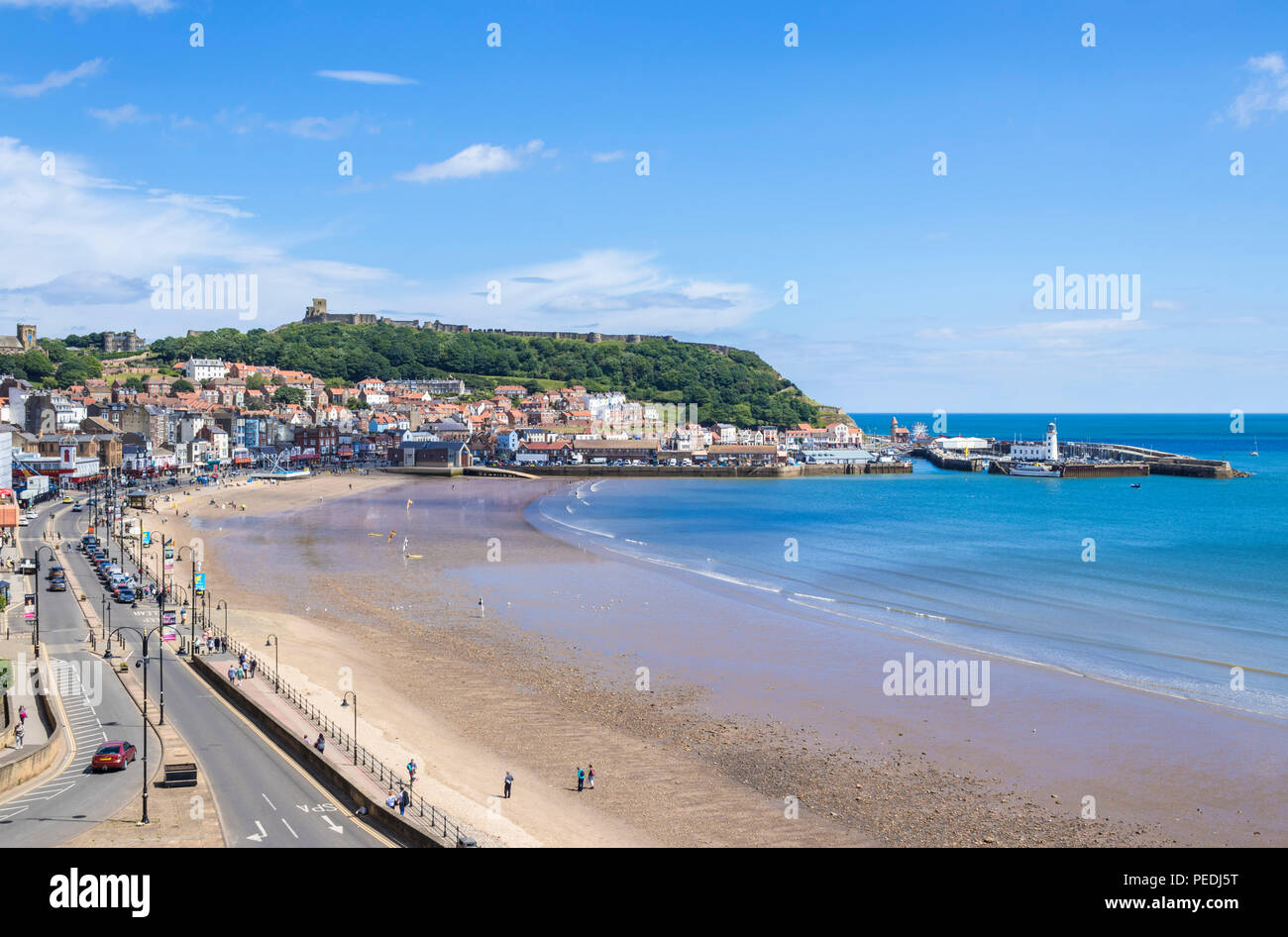 Estran Road Scarborough beach south bay beach North Yorkshire yorkshire uk SCARBOROUGH Scarborough angleterre uk go europe Banque D'Images