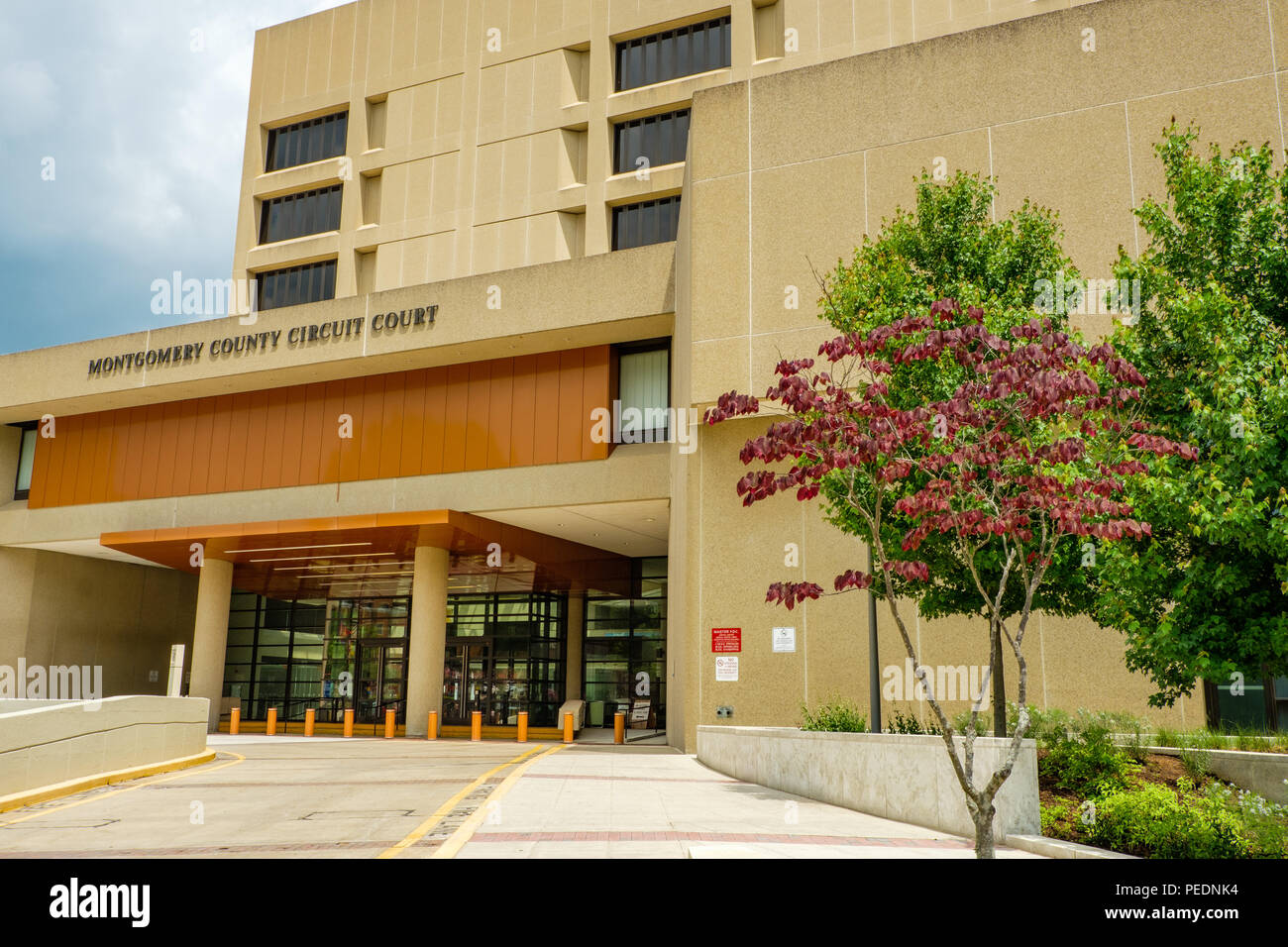 Circuit de Montgomery County Courthouse, 50 Maryland Avenue, Rockville, Maryland Banque D'Images