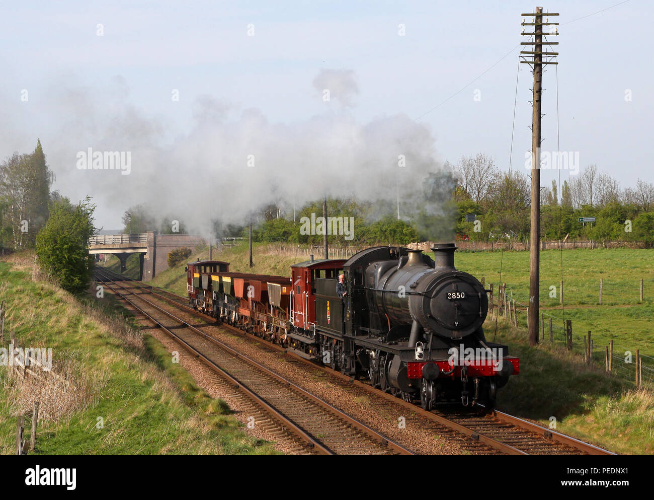 3850 sur le RME Woodthorpe 10.4.11. Banque D'Images