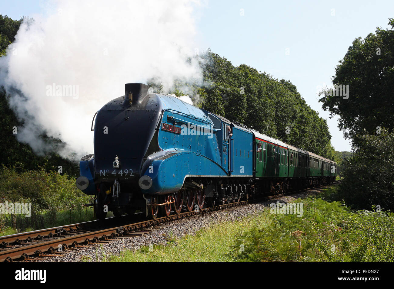 4492 Dominion de la Nouvelle-Zélande nr Harmens Croix sur le chemin de fer Swanage 11.9.11 Banque D'Images