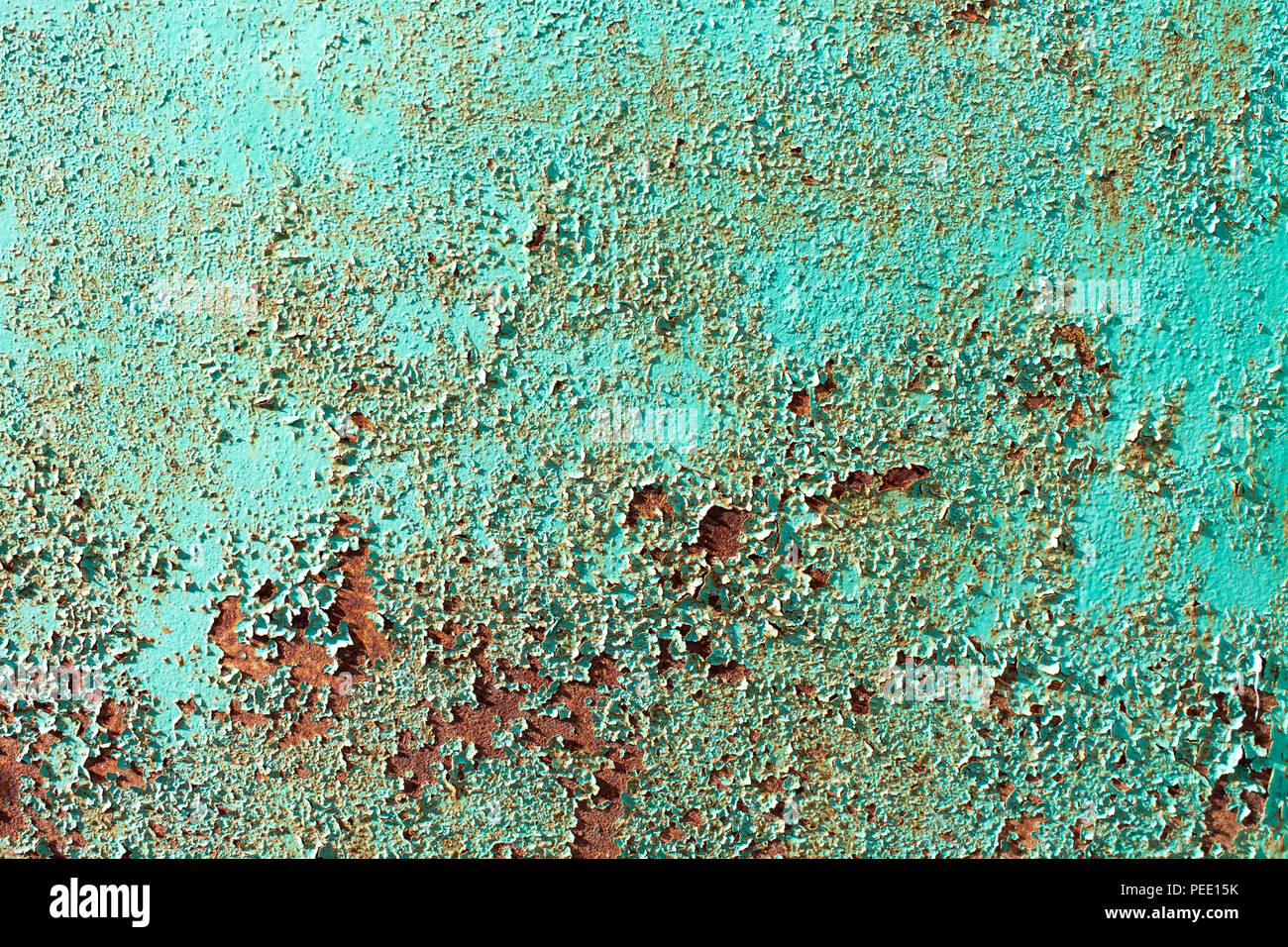 Rusty La Rouille Sur Un Metal Vert Feuille Rusty Background