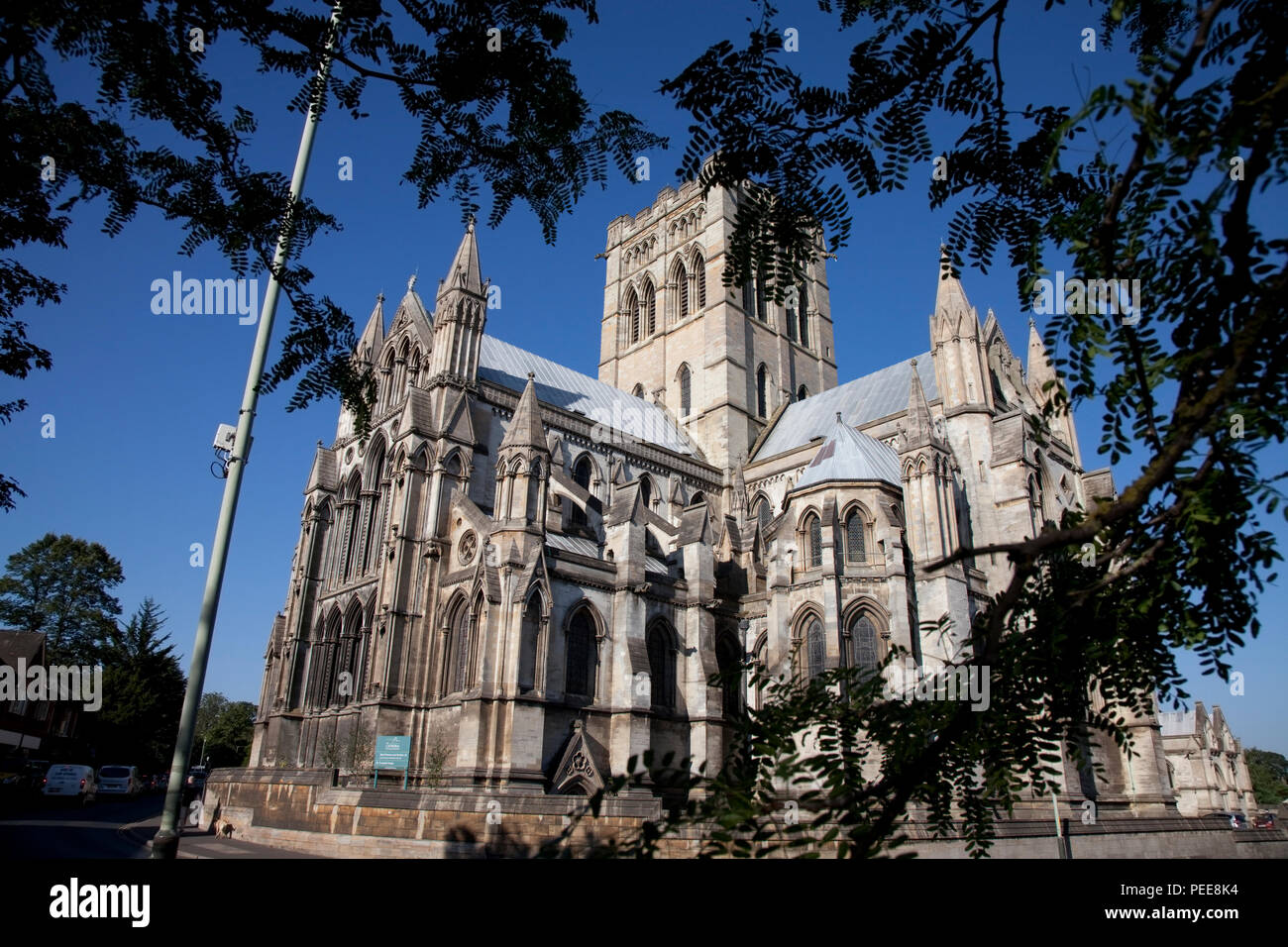 La Cathédrale St Jean le Baptiste, Norwich Banque D'Images