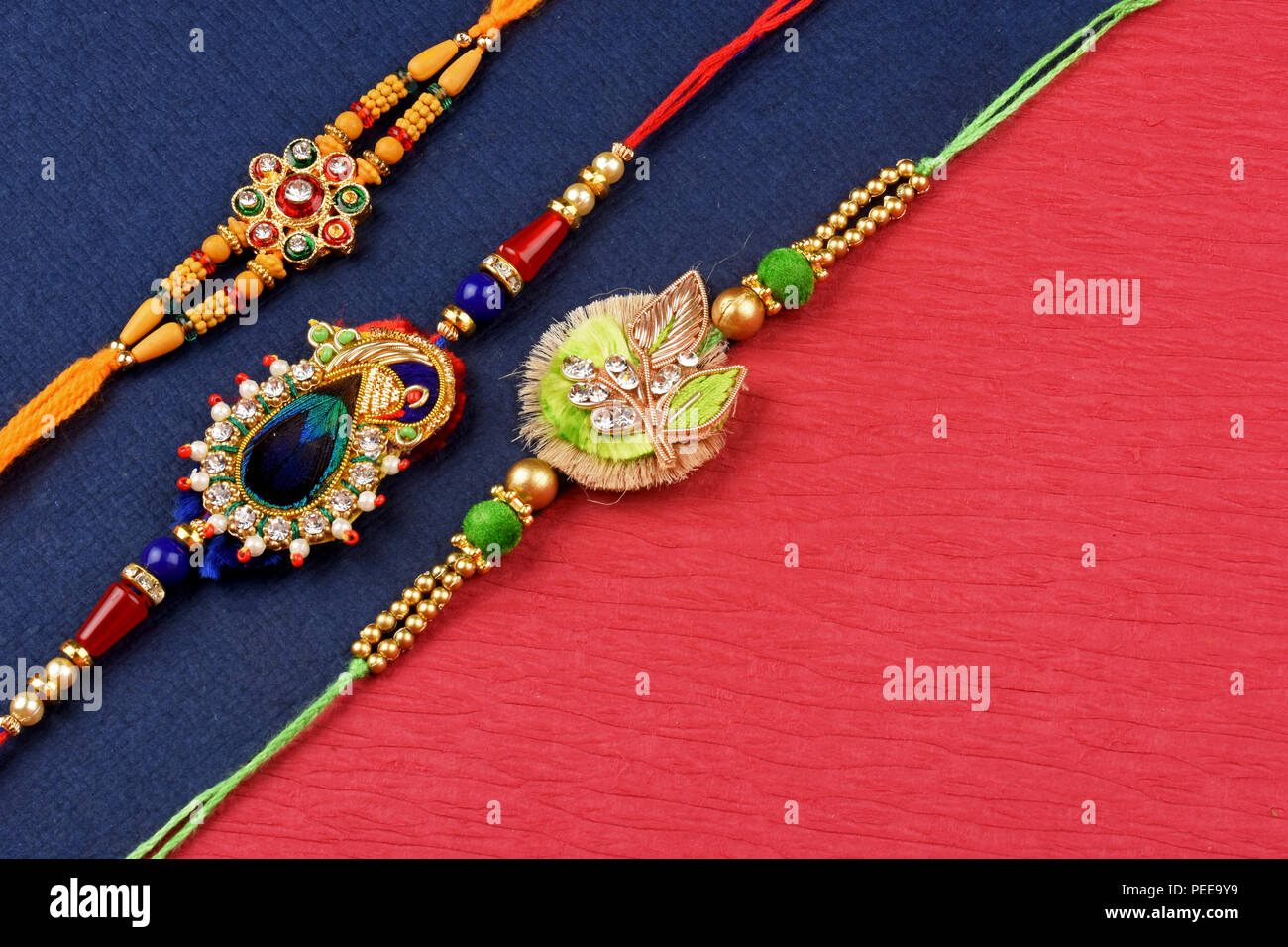 Festival indien Raksha bandhan, rakhi Banque D'Images Festival indien Raksha bandhan, rakhi Banque D'Images