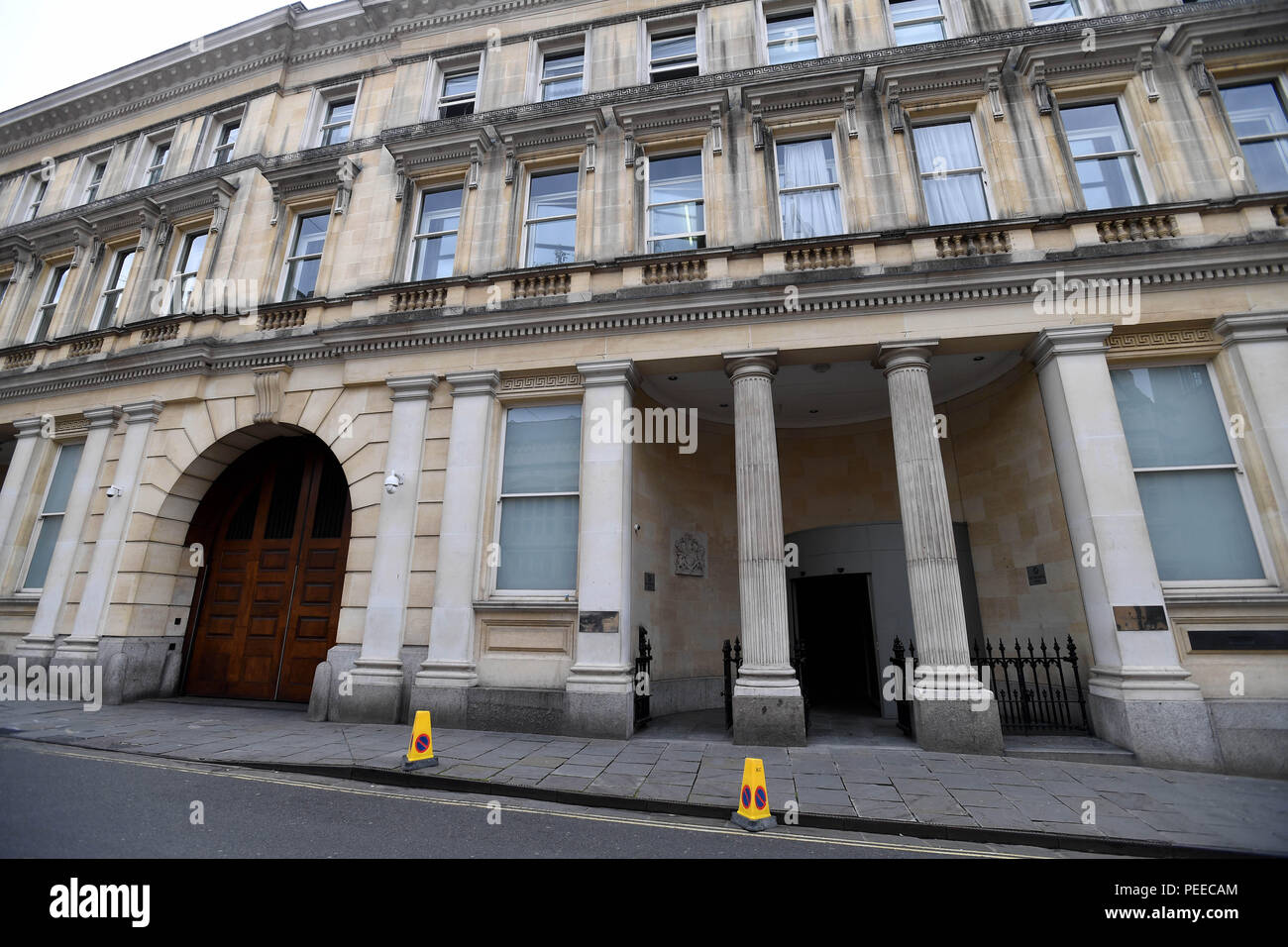 14/08/2018. Bristol , Royaume-Uni. Bristol Crown Court. Vue générale de Bristol Crown Court. Photo par Photo par Andrew Parsons Parsons / Media Banque D'Images