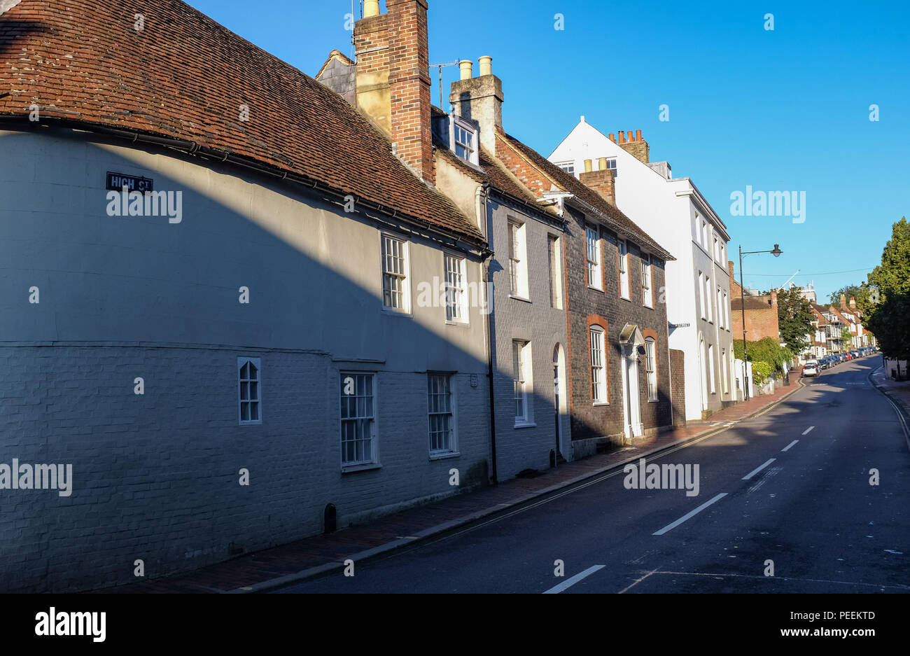 Le centre-ville de Lewes, East Sussex UK Banque D'Images