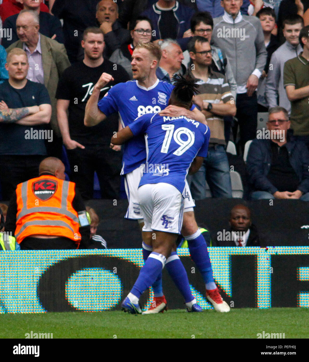 Birmingham City v Sheffield United Banque D'Images