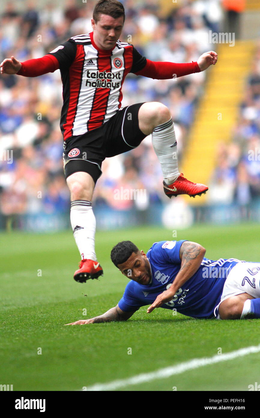 Birmingham City v Sheffield United Banque D'Images