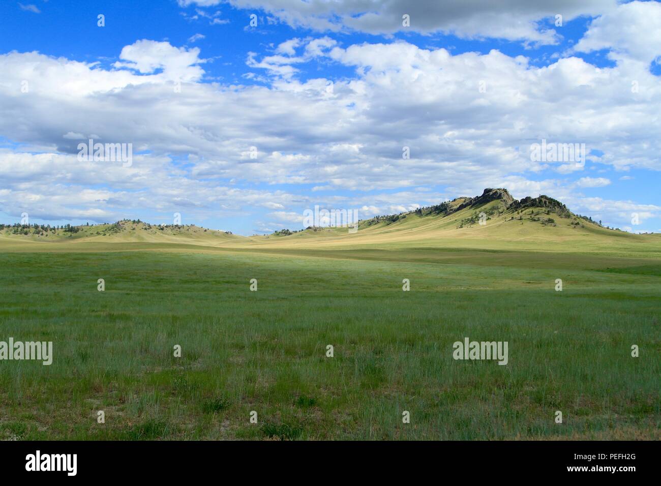 Big Sky dans les pays du Nord, Dearborn Central Montana paysage, USA Banque D'Images