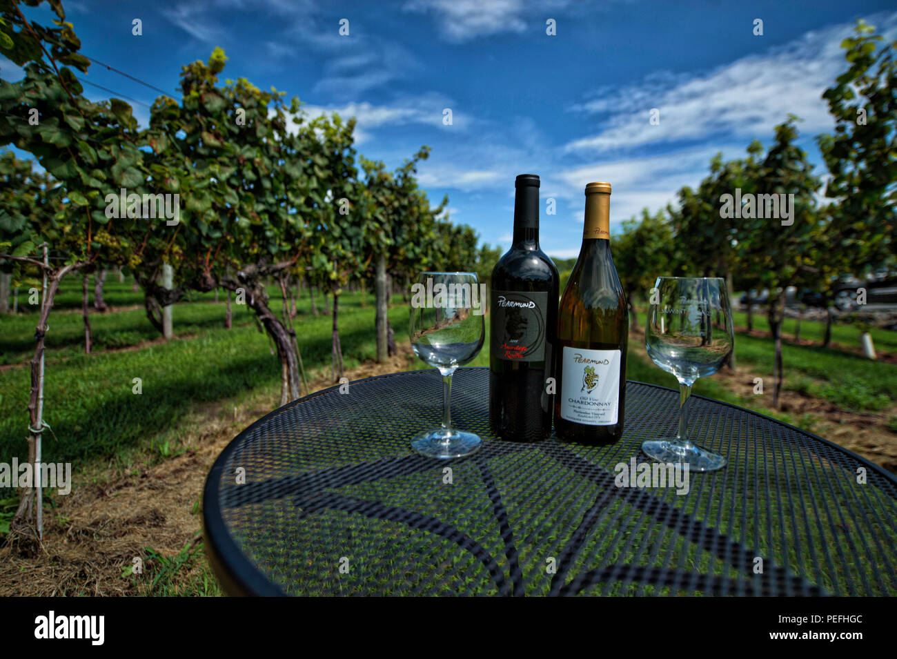 États-unis : 14 août 2018 : Pearmund Cellars est situé dans le magnifique pied de Fauquier Comté de l'Est, VA, à proximité du Nord canadien Banque D'Images