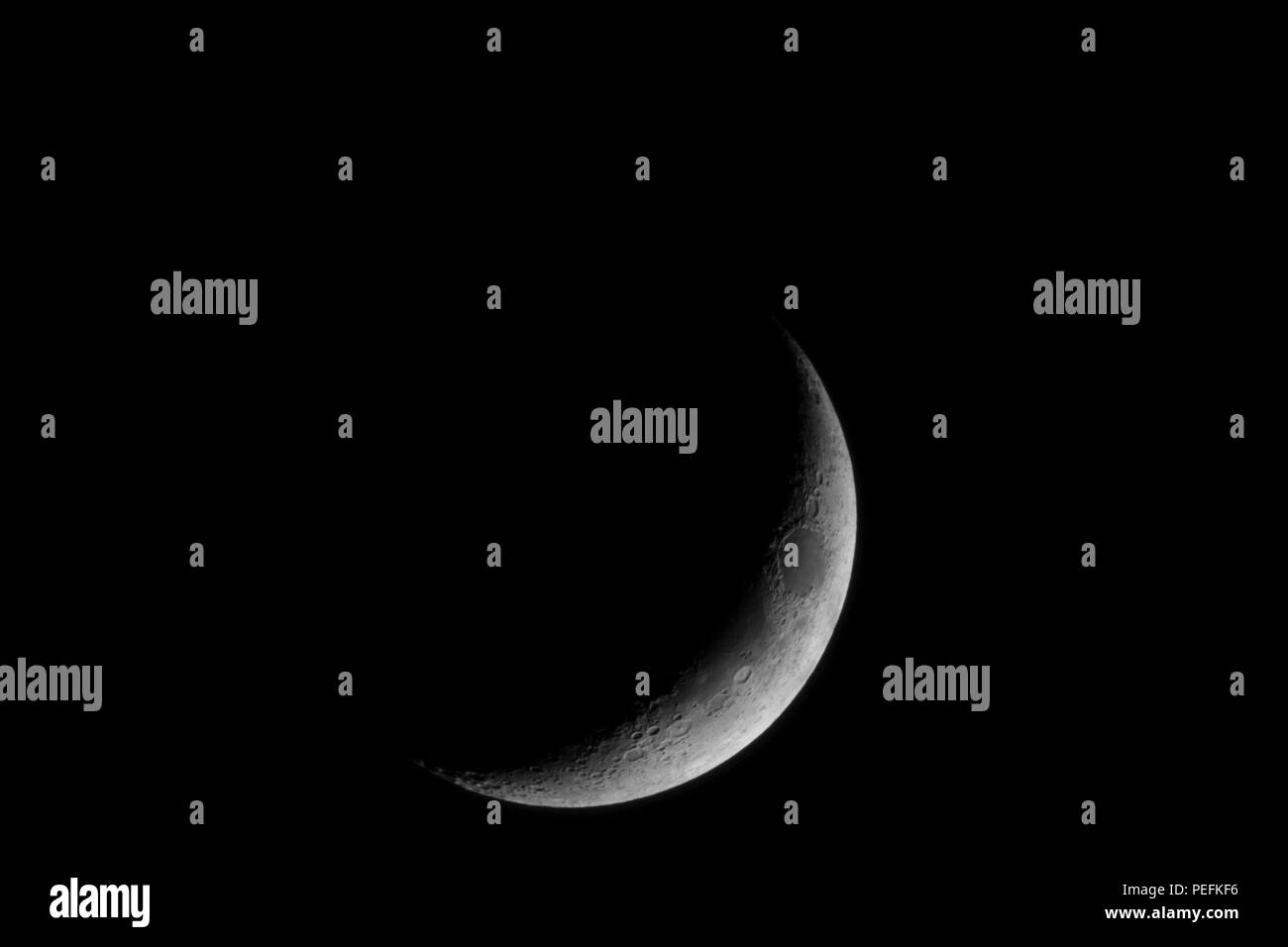 Lune et Vénus Banque D'Images