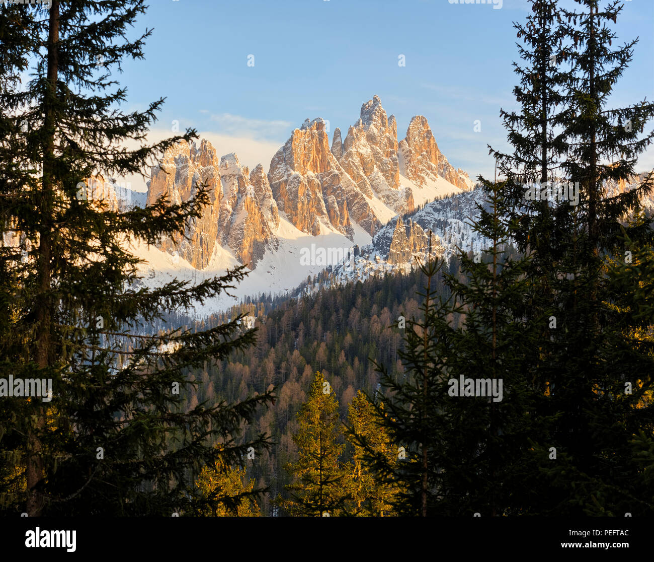 Lastoni di a Rapp, Dolomites, Italie Banque D'Images