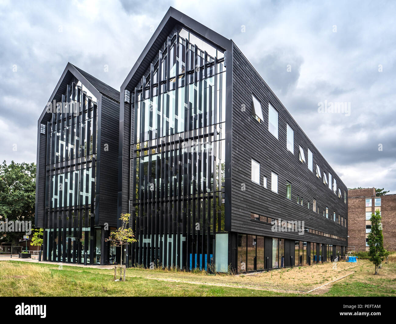 Creative Arts Building, City College Norwich CCN Architectes BDP, vainqueur de Civic Trust 2014 Banque D'Images