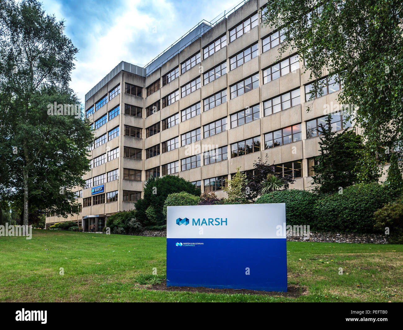 Marsh Insurance - Victoria House bureaux à Norwich UK - Marsh est une compagnie mondiale d'assurance et de gestion des risques. Fait partie du groupe Marsh & McLennan. Banque D'Images