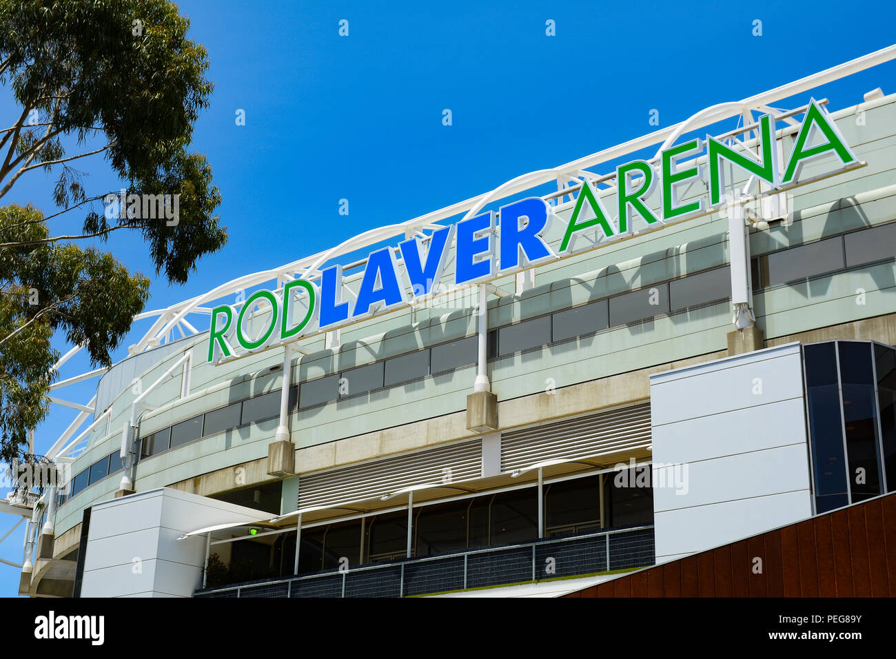 La Rod Laver Arena de Melbourne, Australie Banque D'Images