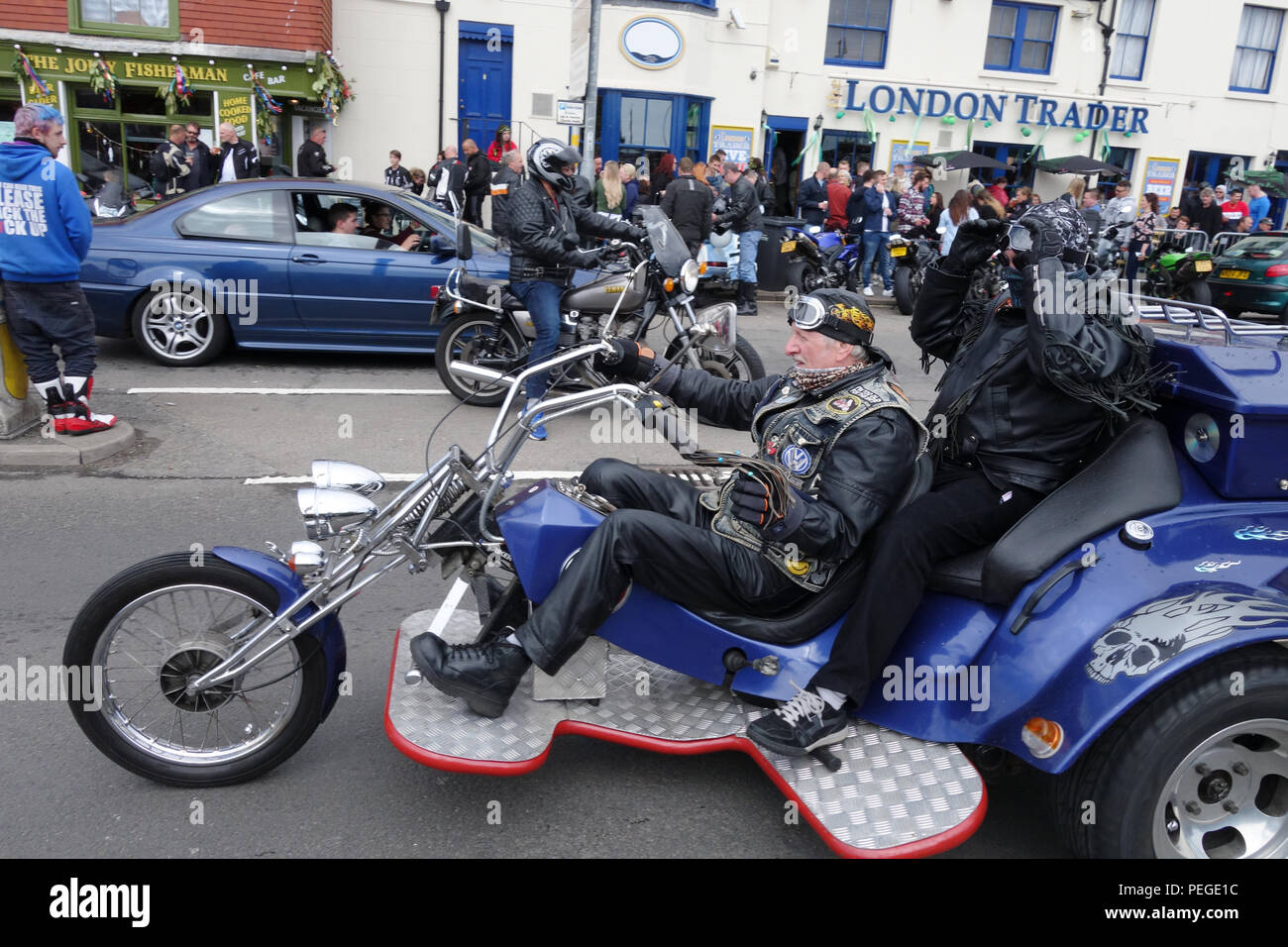 Journée annuelle de vélo peut fonctionner, 1 mai 2017, Hastings, East Sussex Royaume Uni Banque D'Images