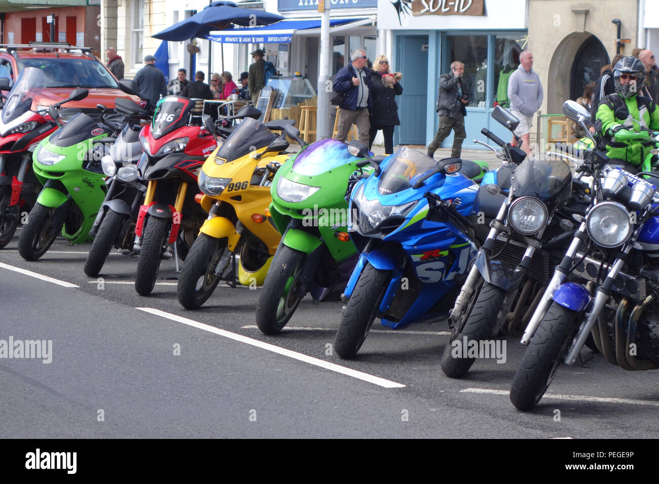 Journée annuelle de vélo peut fonctionner, 1 mai 2017, Hastings, East Sussex Royaume Uni Banque D'Images