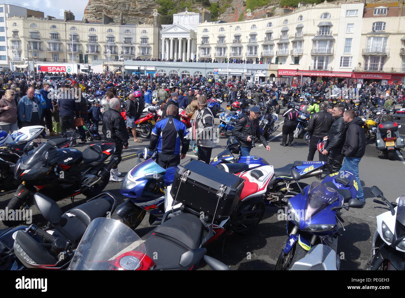 Journée annuelle de vélo peut fonctionner, 1 mai 2017, Hastings, East Sussex Royaume Uni Banque D'Images