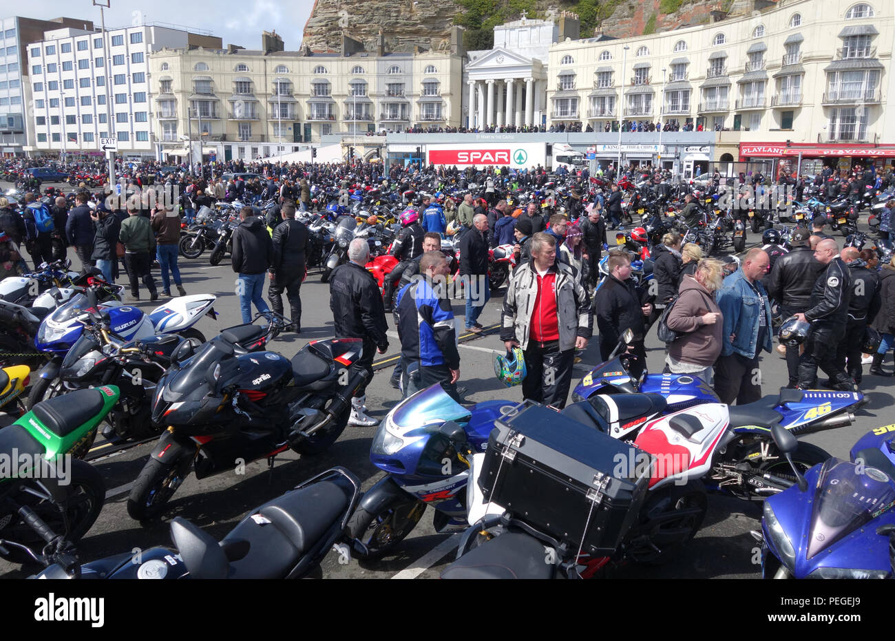 Journée annuelle de vélo peut fonctionner, 1 mai 2017, Hastings, East Sussex Royaume Uni Banque D'Images