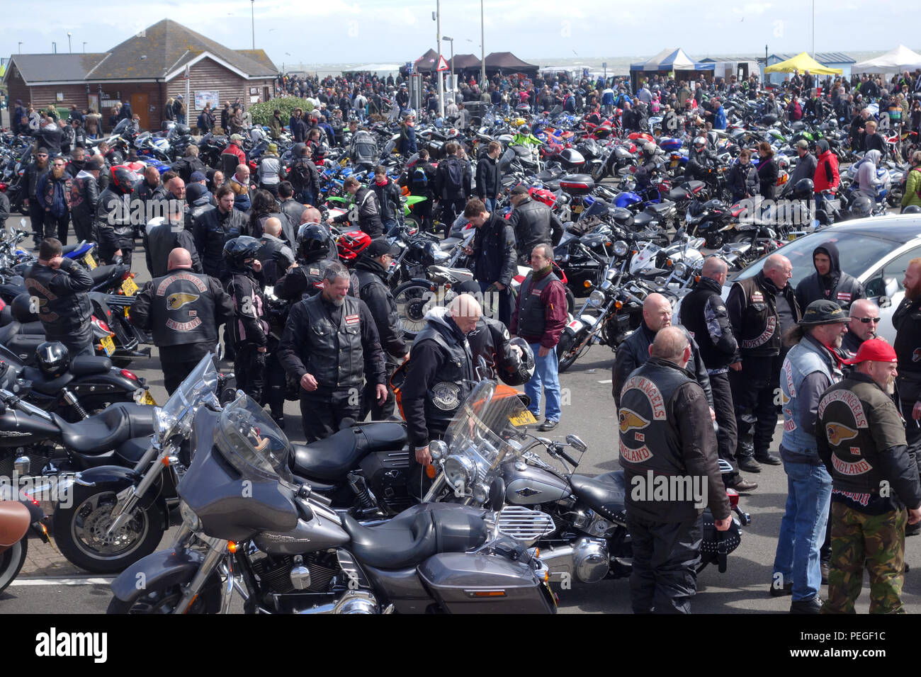Journée annuelle de vélo peut fonctionner, 1 mai 2017, Hastings, East Sussex Royaume Uni Banque D'Images