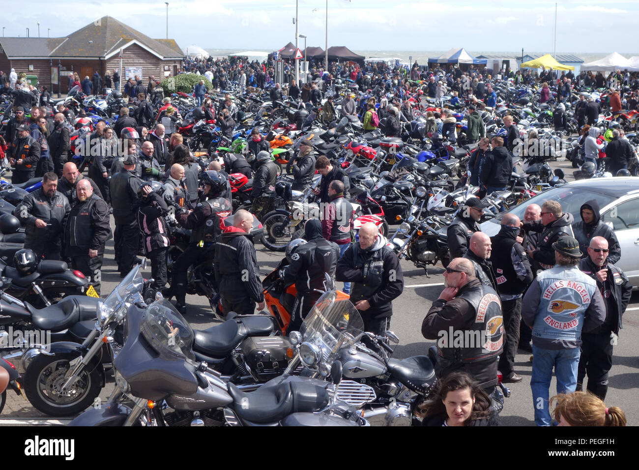 Journée annuelle de vélo peut fonctionner, 1 mai 2017, Hastings, East Sussex Royaume Uni Banque D'Images