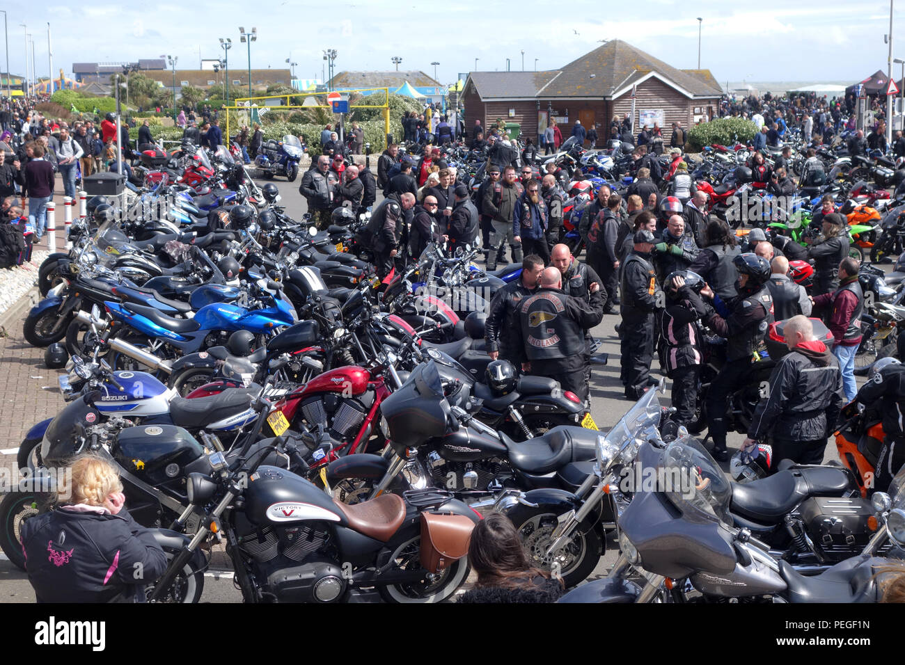 Journée annuelle de vélo peut fonctionner, 1 mai 2017, Hastings, East Sussex Royaume Uni Banque D'Images