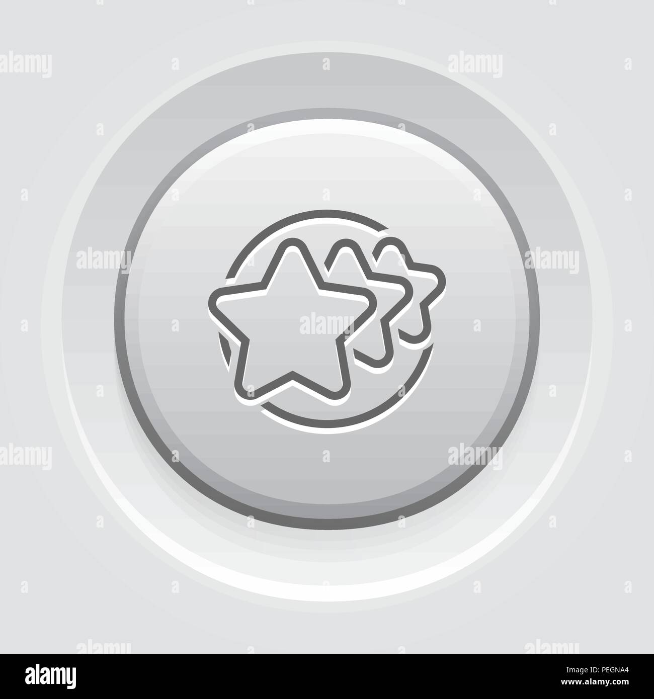 Évaluation de la clientèle icône Ligne. Illustration de Vecteur